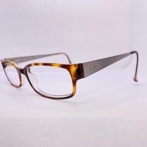 Ray-Ban Eyeglasses Titanium RB 5142 2192 52 [] 17 145 MM Tortoise Havana Brown